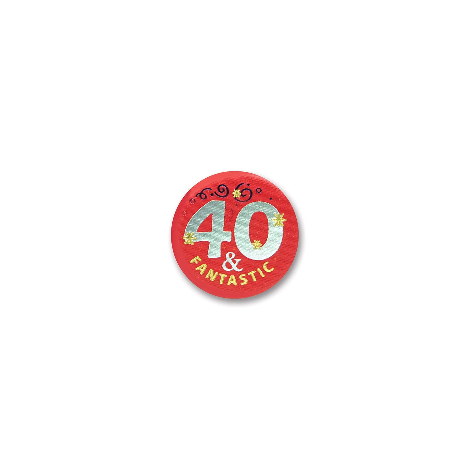 40 & Fantastic Satin Button