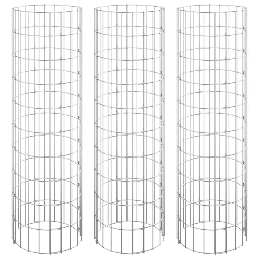 Gabion Raised Bed Silver Galvanized steel Medium Durable