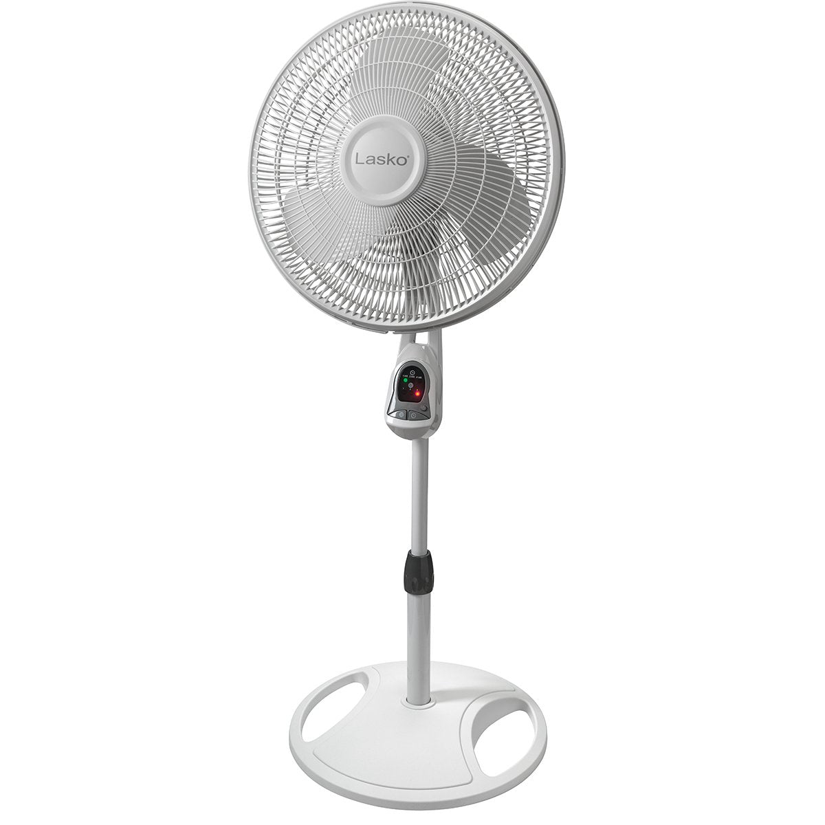 16 Oscillating Stand Fan Wht