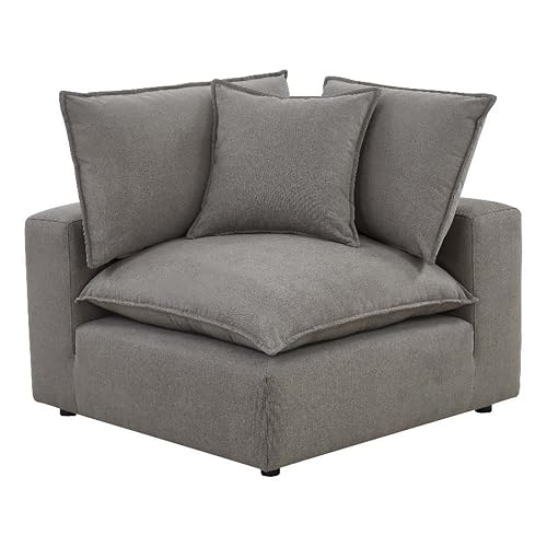 Cali Slate Performance Fabric Corner Chair