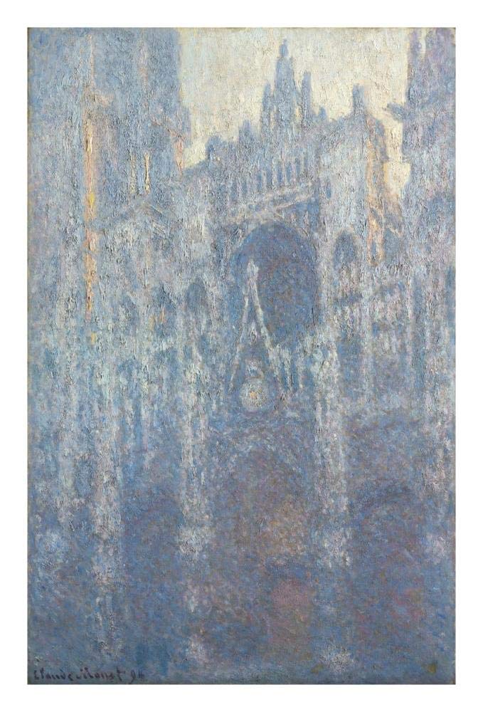 The Portal of Rouen Cathedral in Morning Light-Paper Art-18x26”