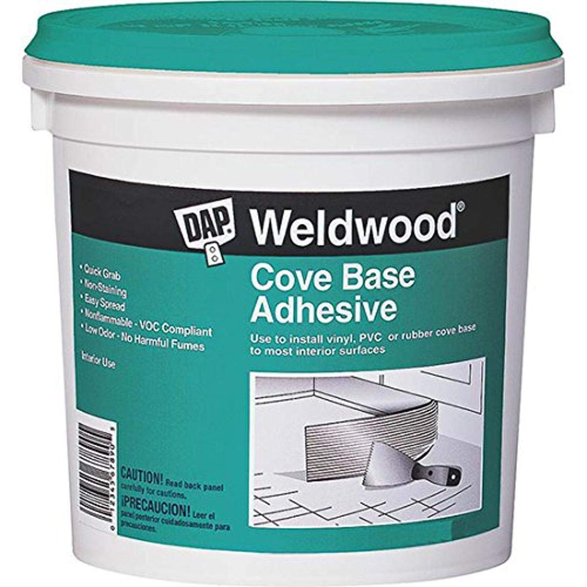 COVE BASE ADHESIVE 1QT (Pack of 1)