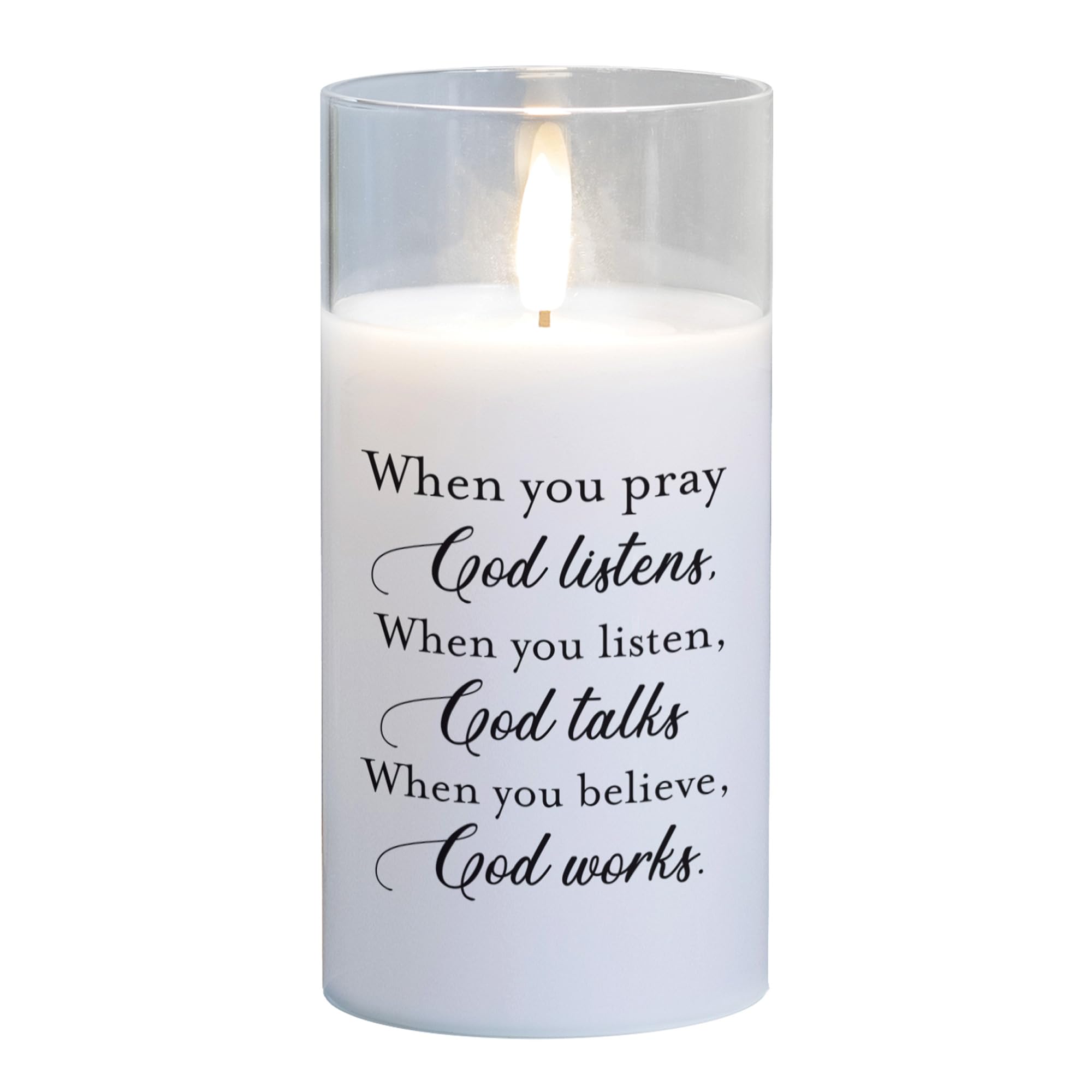 Led Candle When You Pray God Listens