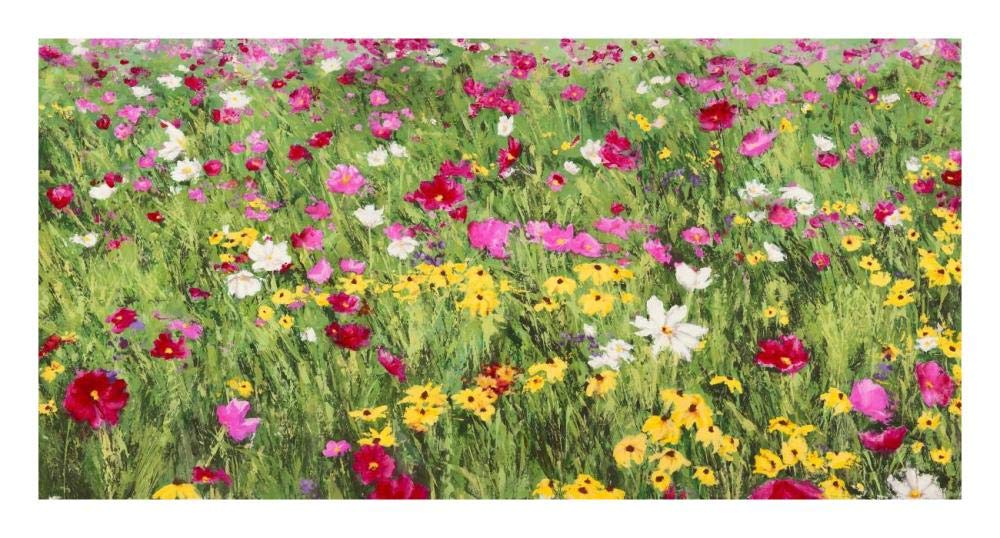 Field of Flowers-Paper Art-26x14”