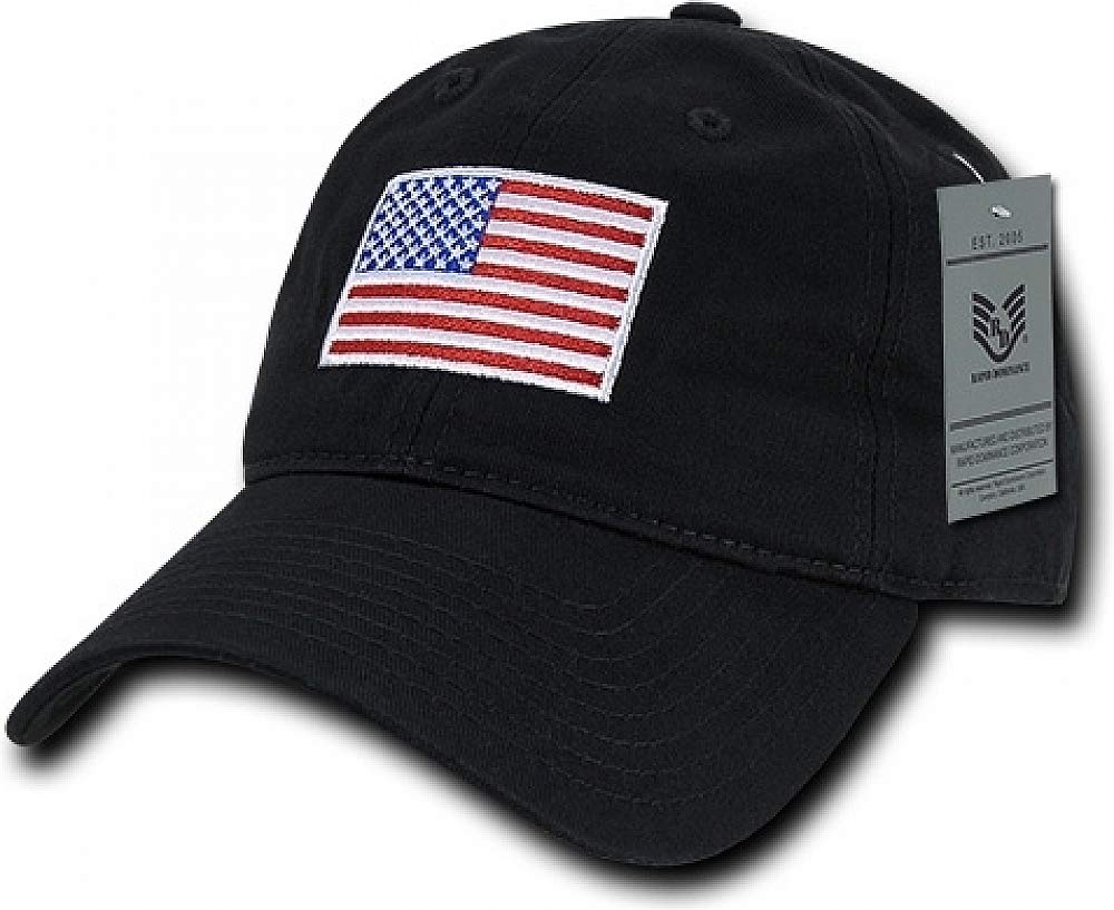Relaxed GraphicCap,OriginalUSAFlag,Black