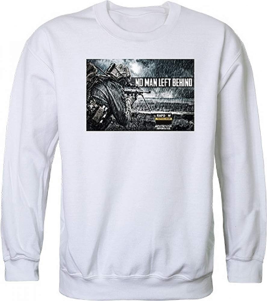 Graphic Crewneck, No Men Left, White, M
