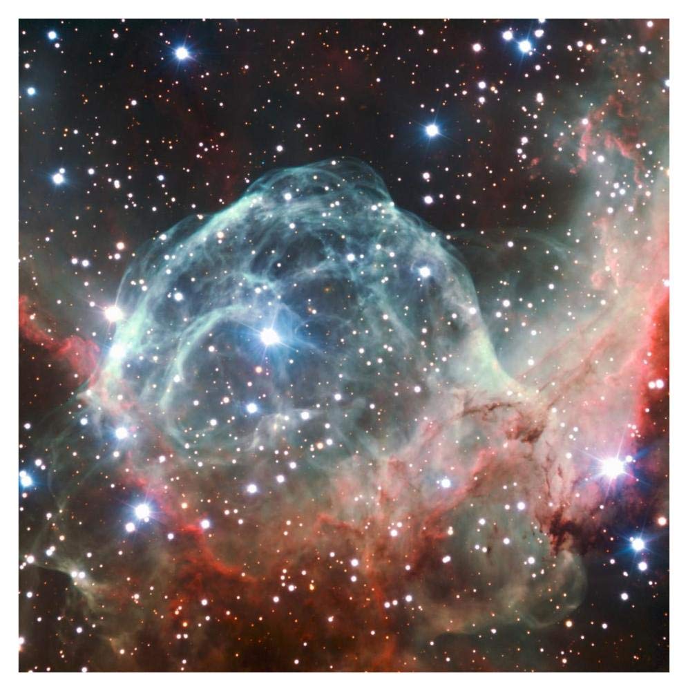 Thors Helmet Nebula-Paper Art-38x38”