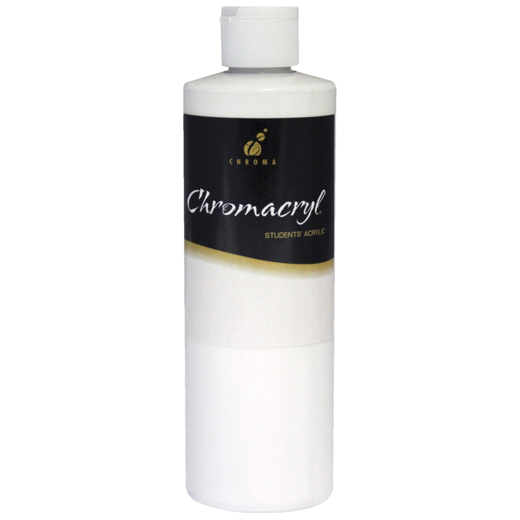 Chromacryl Premium Students Acrylic Paint,  Pint, Blockout White