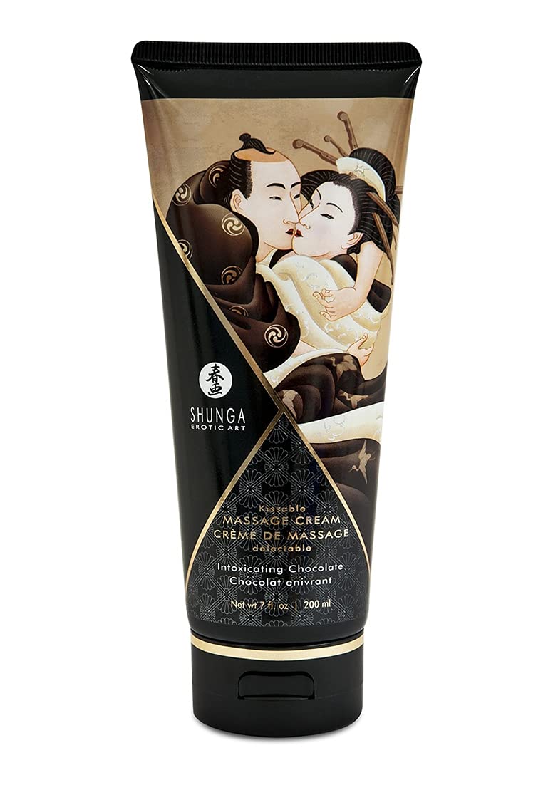 Shunga Kissable Massage Cream-Intoxicating Chocolate 7oz