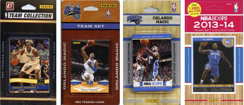 NBA Orlando Magic 4 Different Licensed Trading Card Team Sets