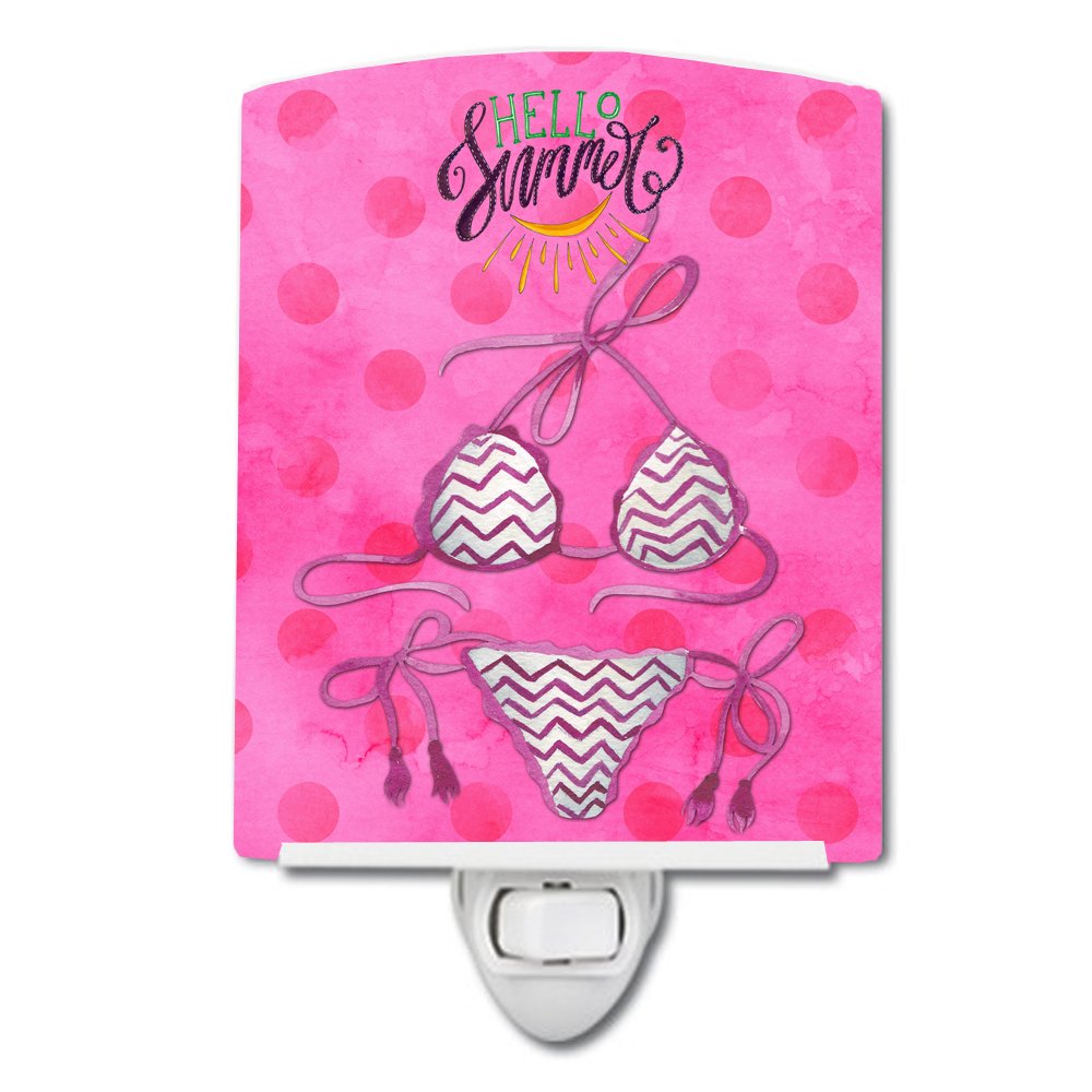 Swimsuit Polkadot Ceramic Night Light
