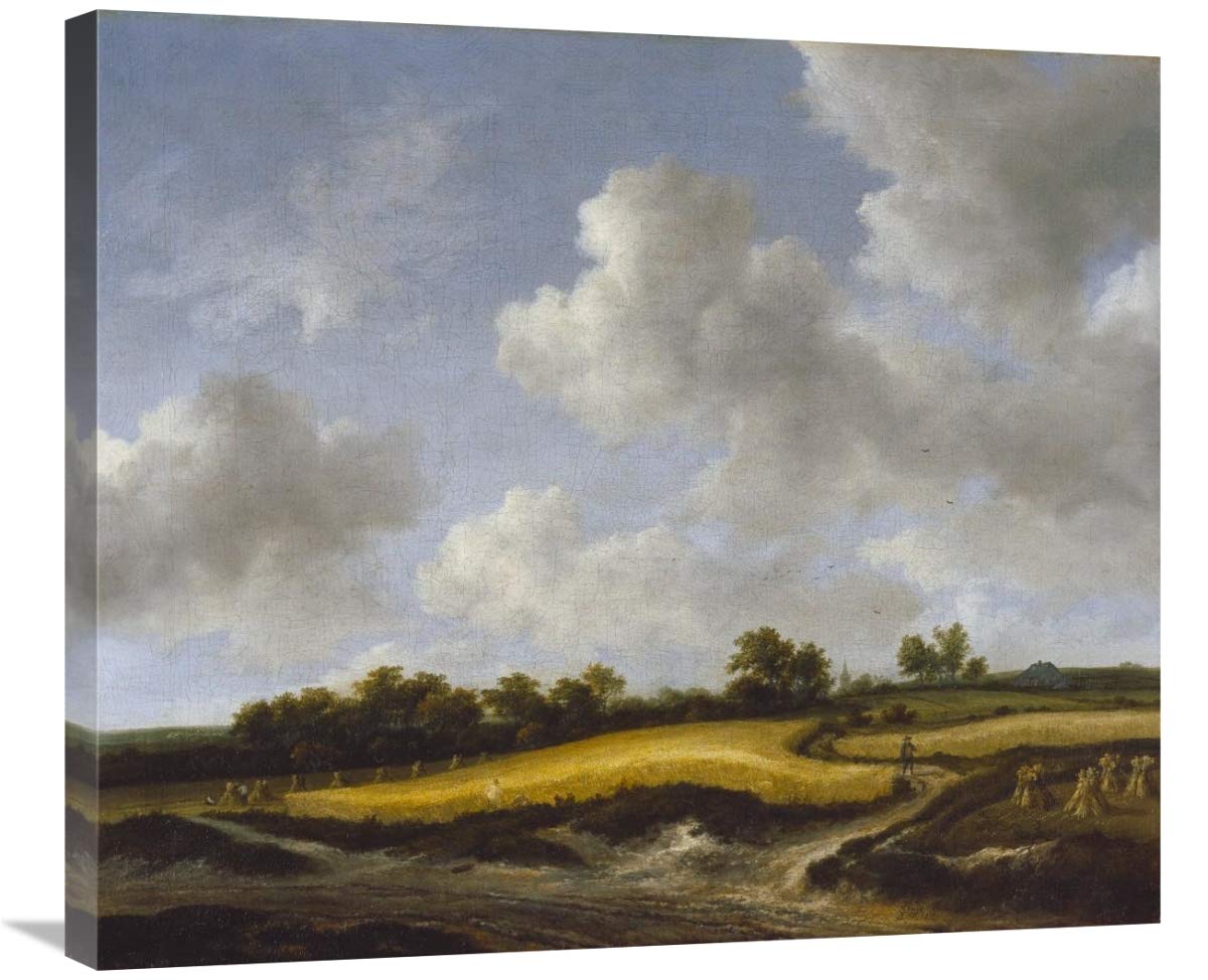 Landscape with a Wheatfield-Canvas Art-30x26.1”