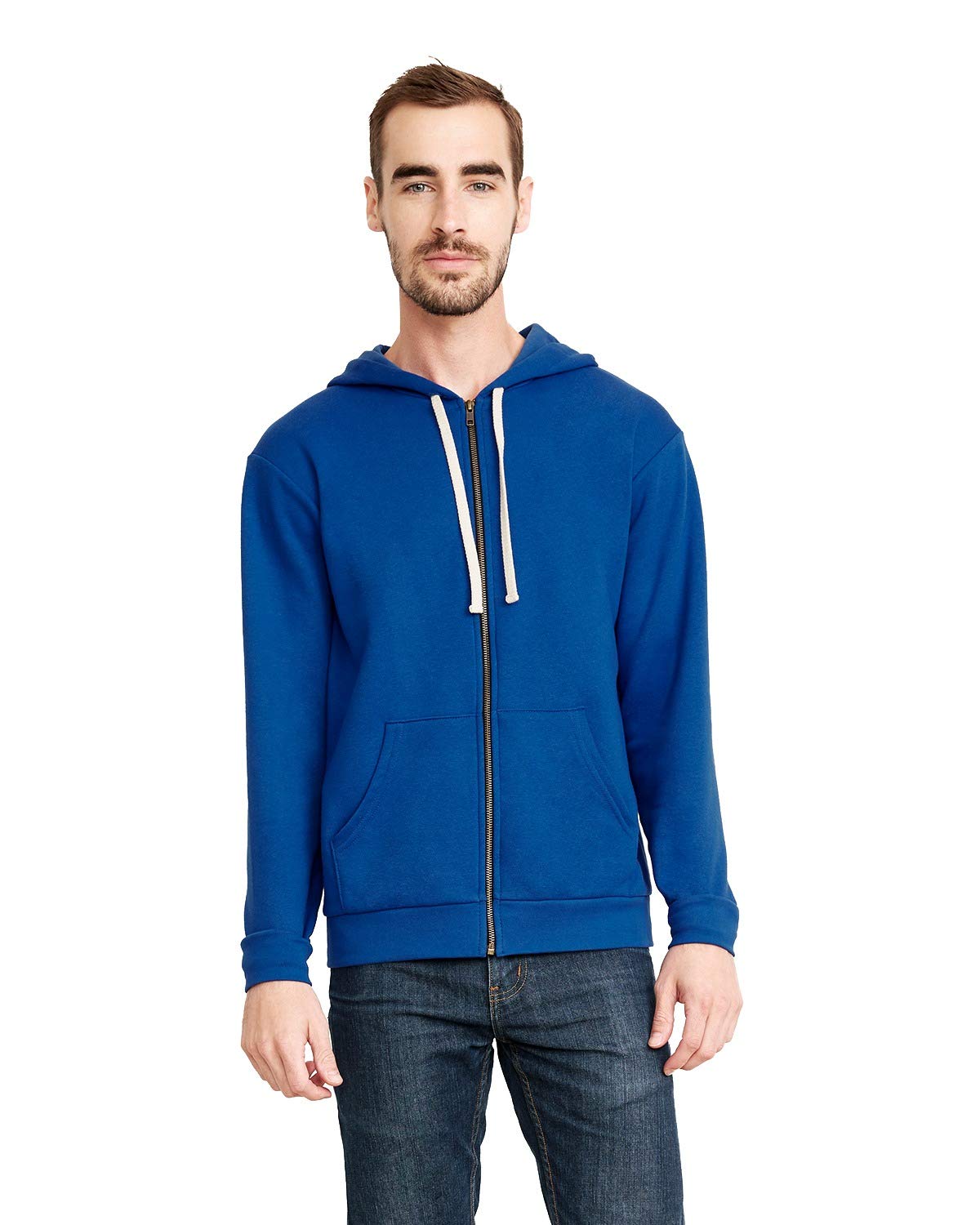 Next Level Unisex Zip Hoodie - Royal, XS