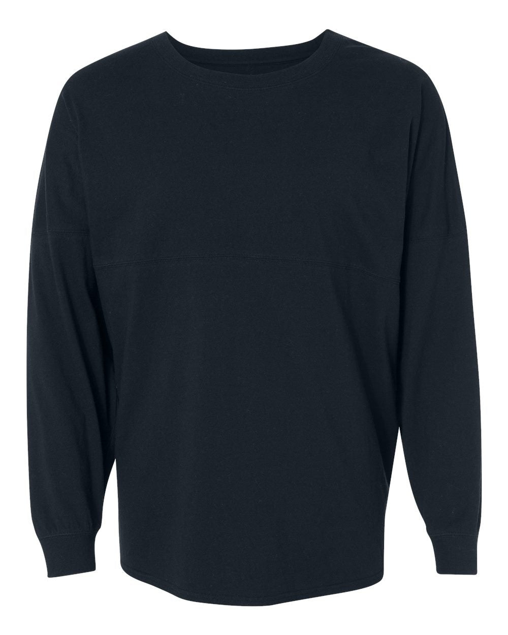 J. America Unisex Game Day Jersey Long Sleeve T-Shirt - Navy, S