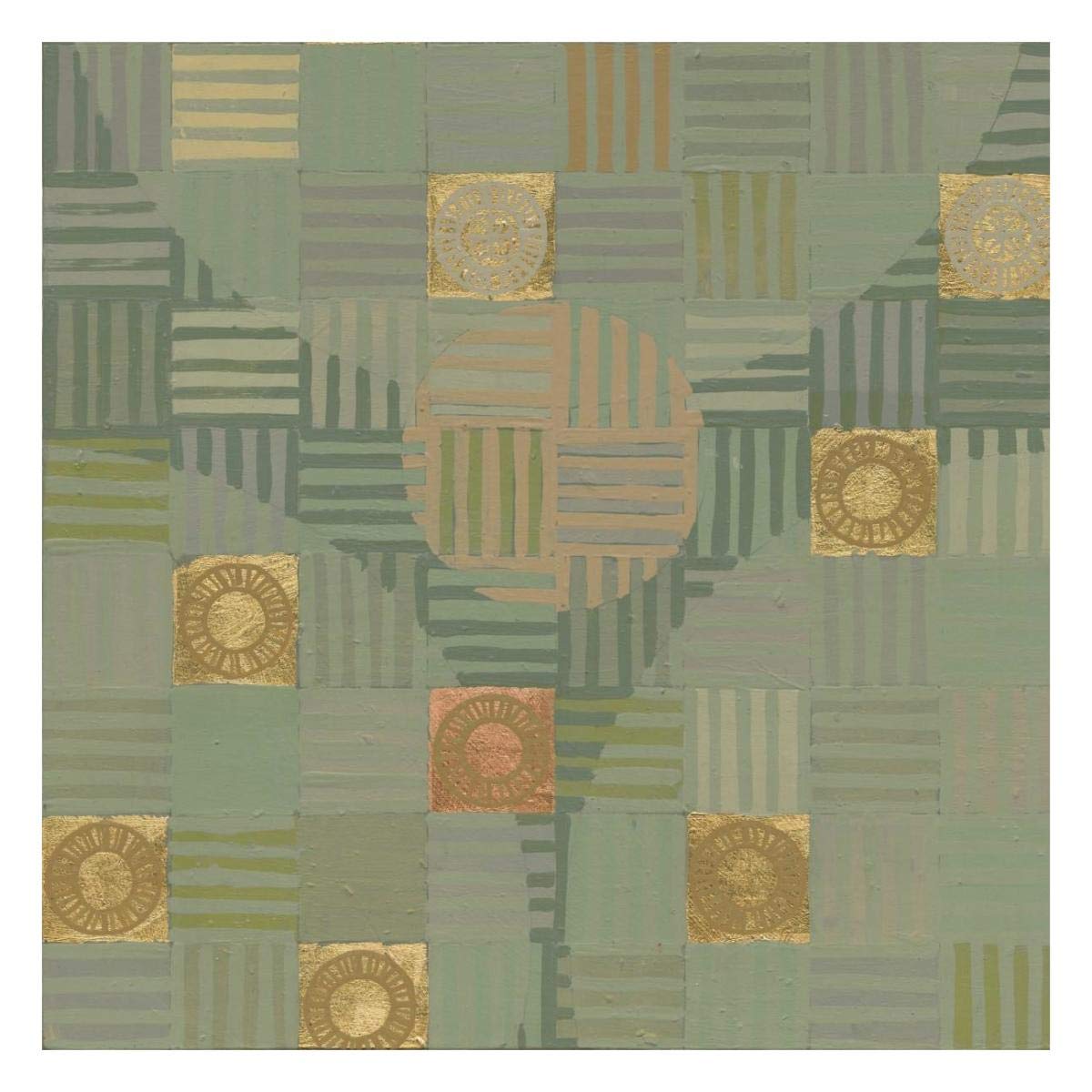 August Evening II -Paper Art-26x26”