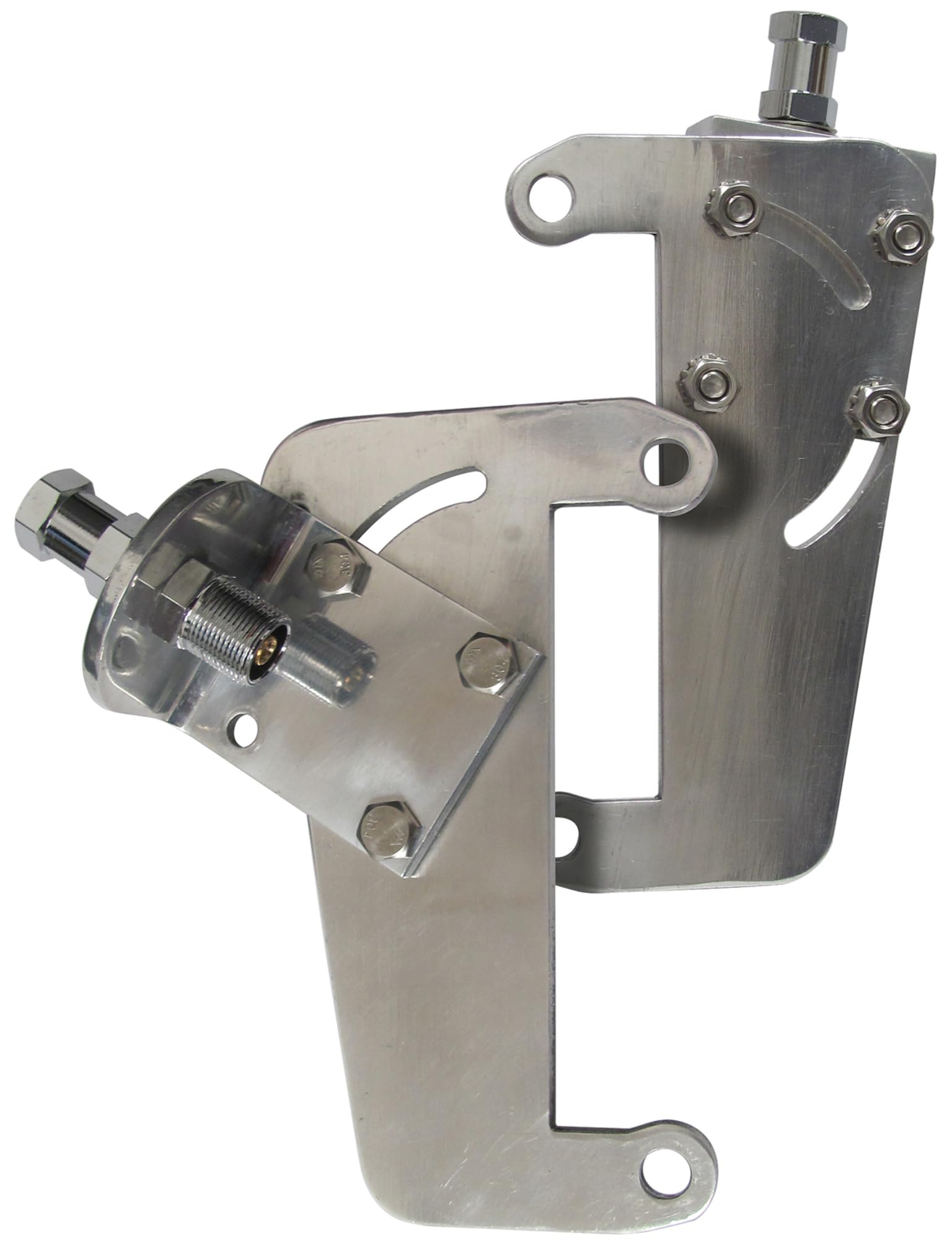 PROCOMM - CASCADIA TRUCK MIRROR MOUNT WITH ADJUSTABLE ANGLE BRACKET & SO239 STUD
