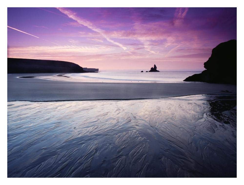 Sunrise, Broadhaven, south Pembrokeshire National Park, Wales-Paper Art-34x26”