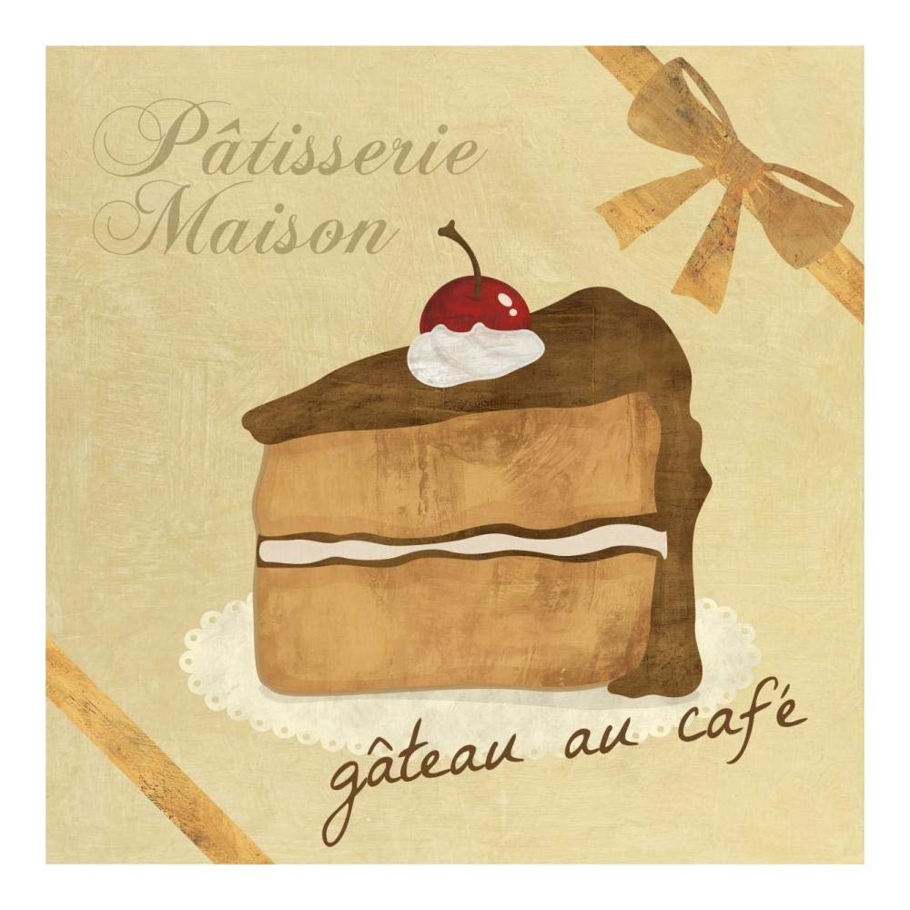 Gateau au cafe-Paper Art-20x20”