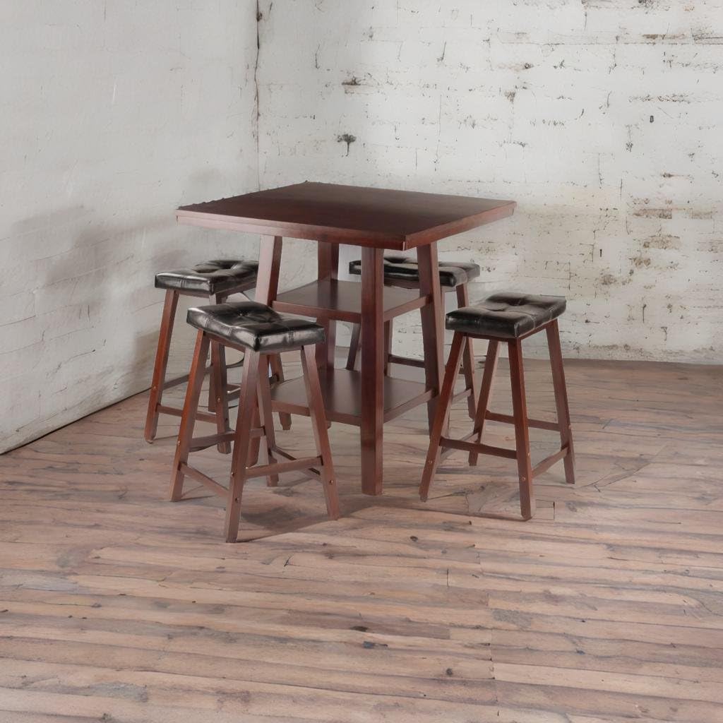 Casafoyer Hanley High Table Set - Stylish & Practical | 42 W x 23.62" D Table | 2 Stools (94506VV)"