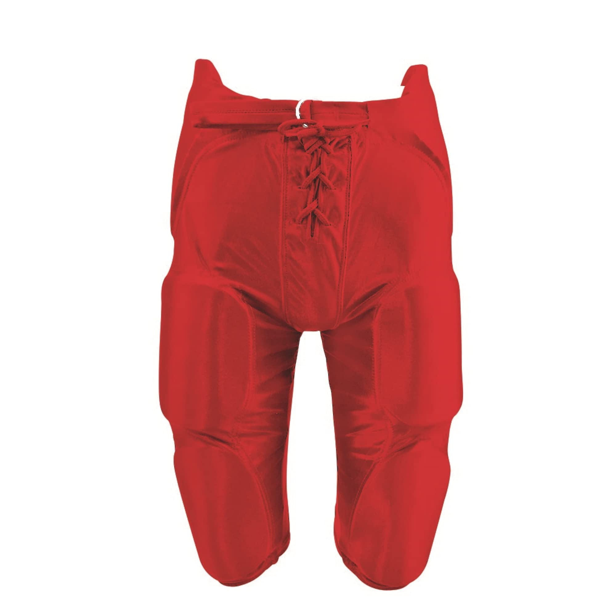 ADULT PANTS-DAZZLE W/PADS-RED-2X