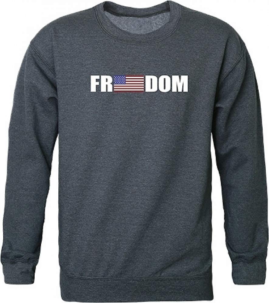 Graphic Crewneck, Freedom, H.Char, L