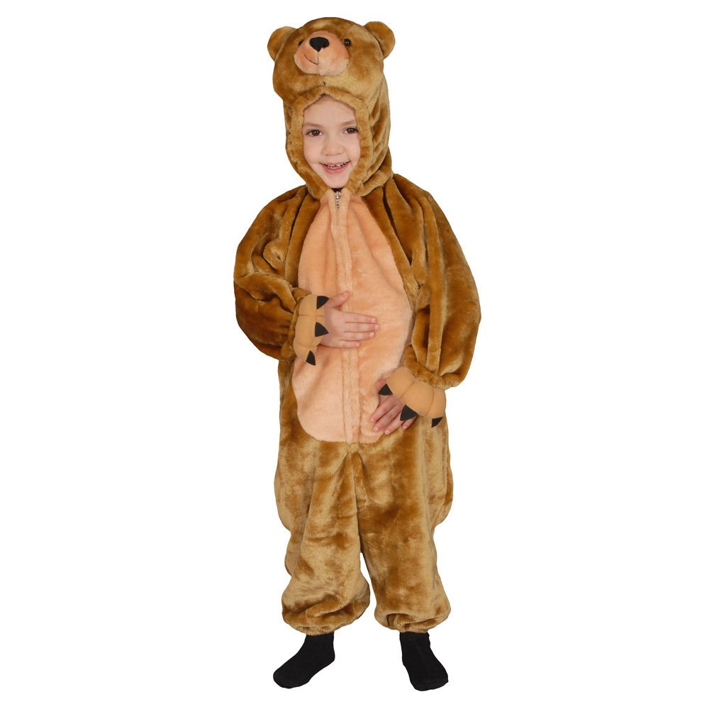 Cuddly Little Brown Bear Costume Set - Size 6