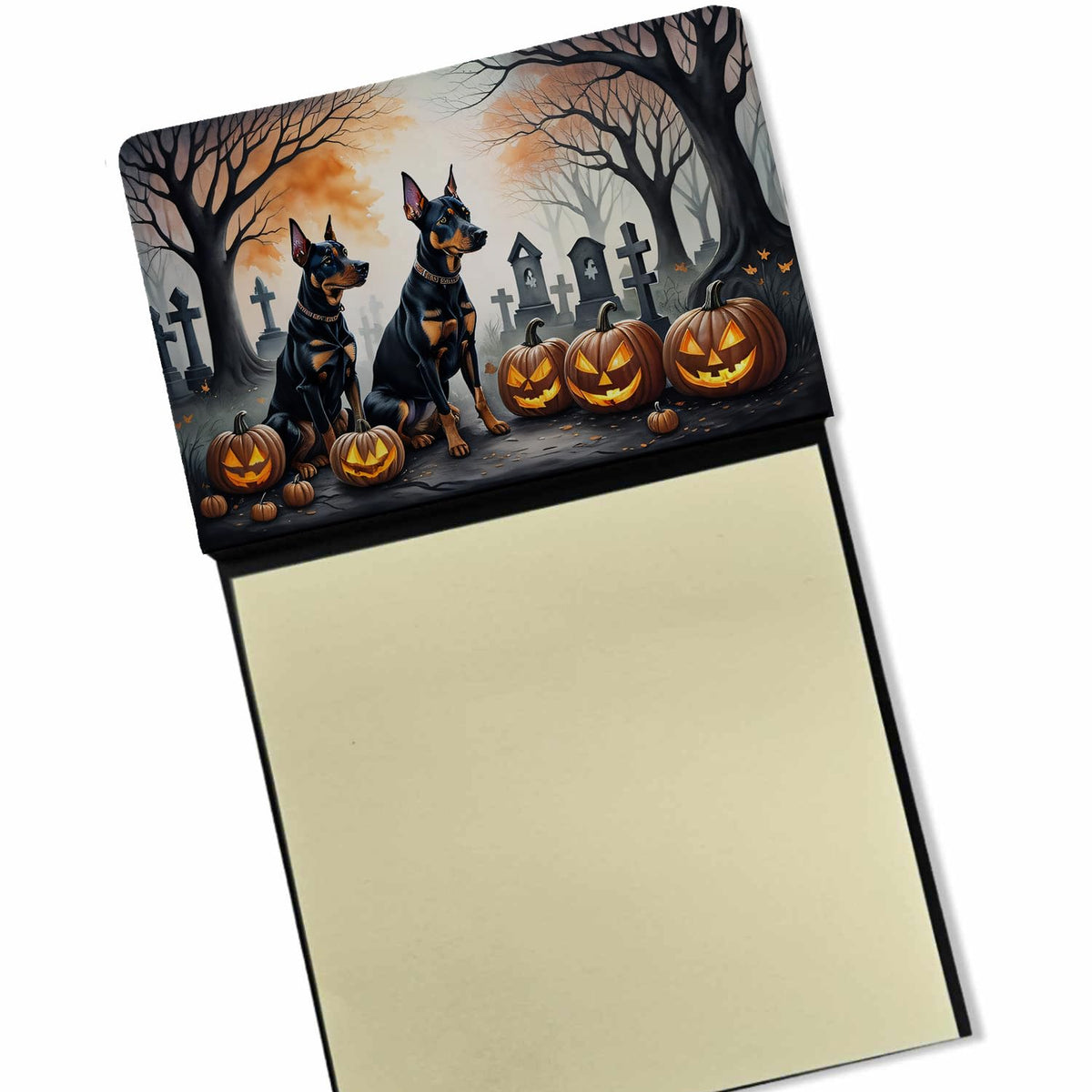 Note Pincher Doberman Pinscher Spooky Halloween Sticky Note Holder – Virventures