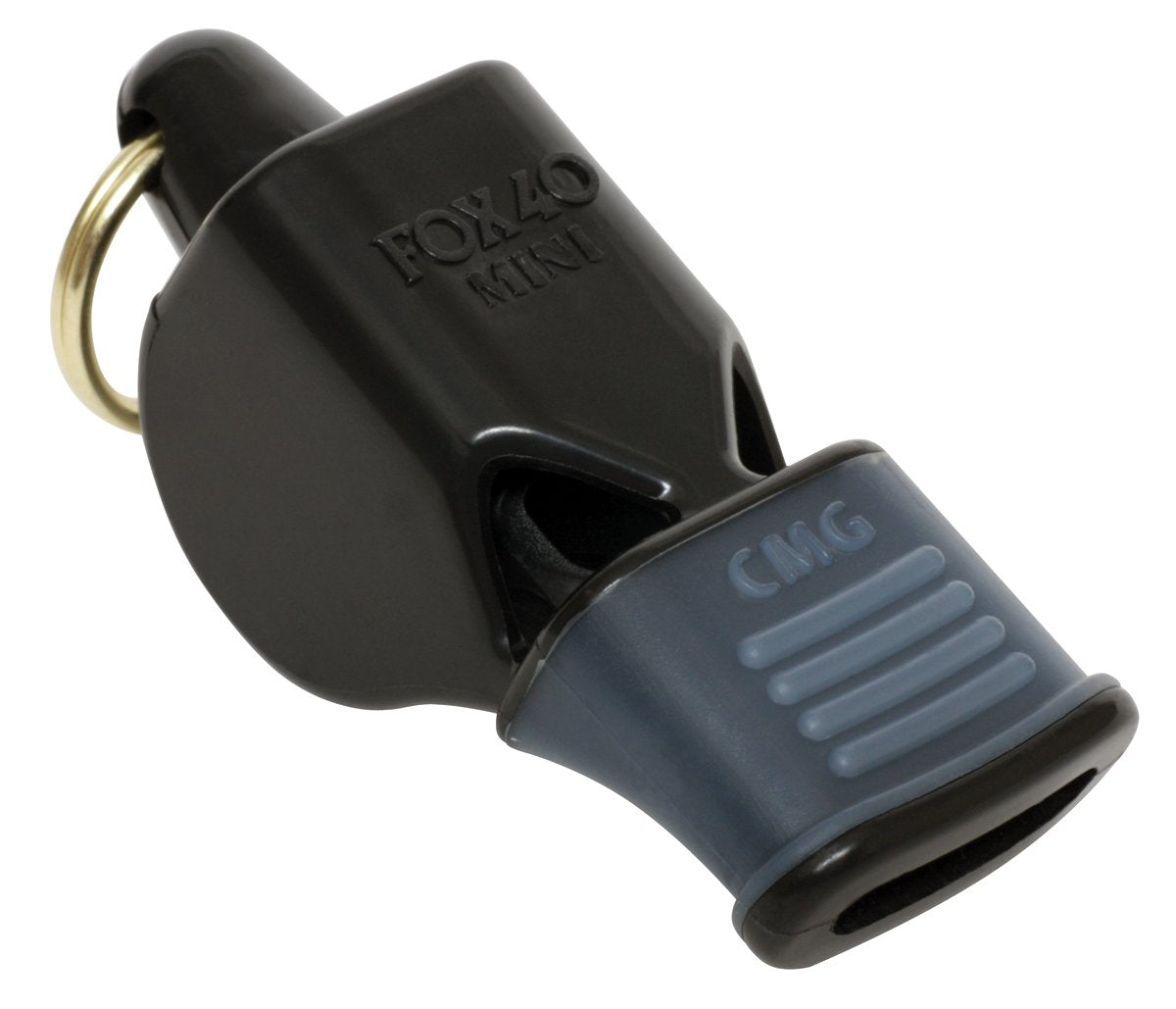 Fox 40 Whistle Classic Black  with Mouth Grip