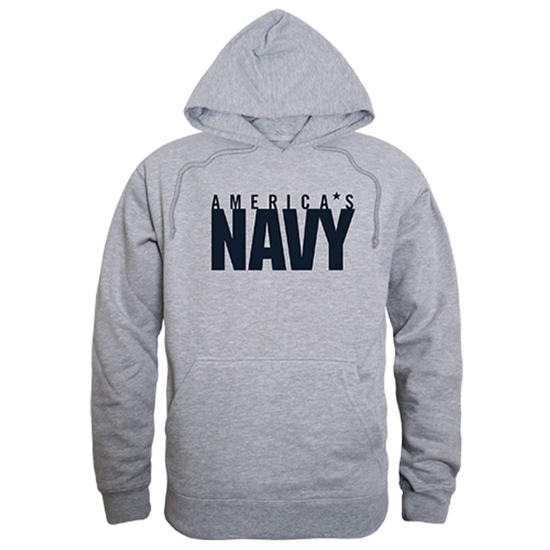 Graphic Pullover, US Navy, H.Grey, S