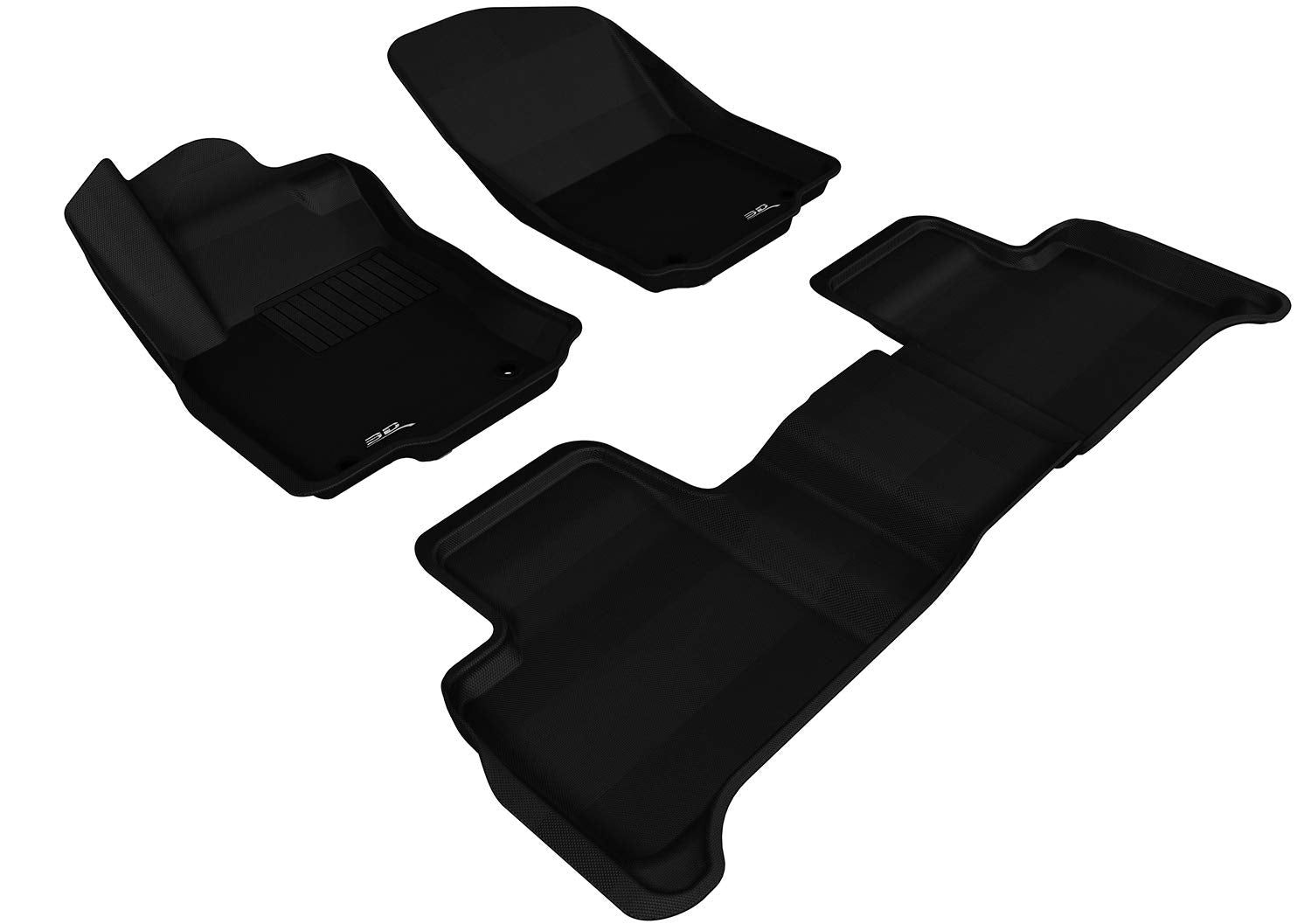 3D MAXpider MERCEDES-BENZ GLS SUV (X166) 2017-2019 / GL-CLASS (X166) 2013-2016 / ML-CLASS (W166) 2012-2015 KAGU BLACK R1 R2