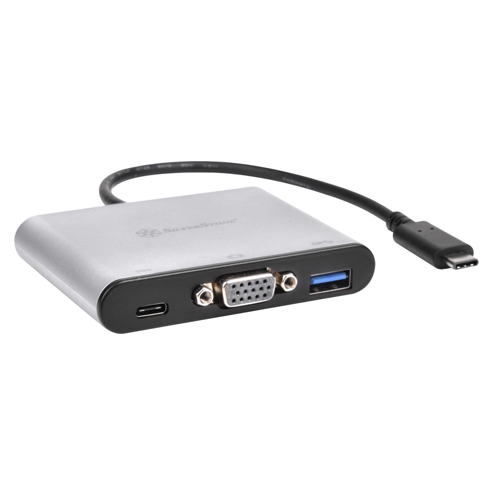 USB 3.1 Type-C to USB Type-A , Type-C x 1(charging port) and VGA connector adapter