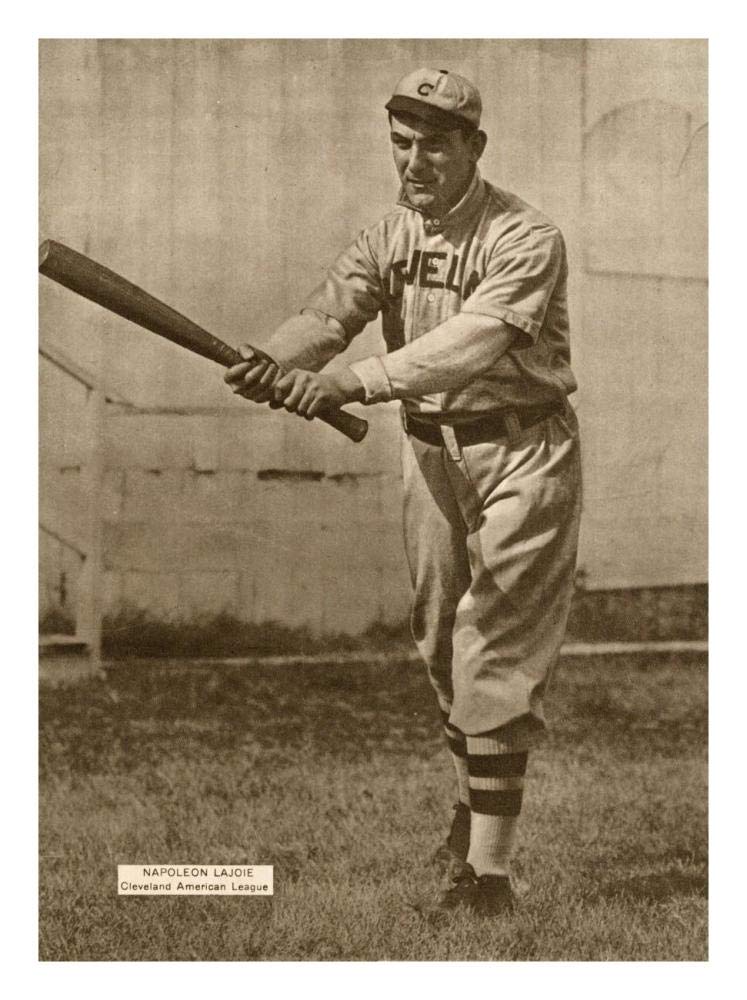 Napoleon Lajoie, Cleveland American League, 1880-Paper Art-20x26”