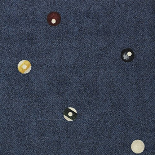 Joy Carpets Games People Play Roll the Dice 109 x 132??Indoor Area Rug in Color Navy