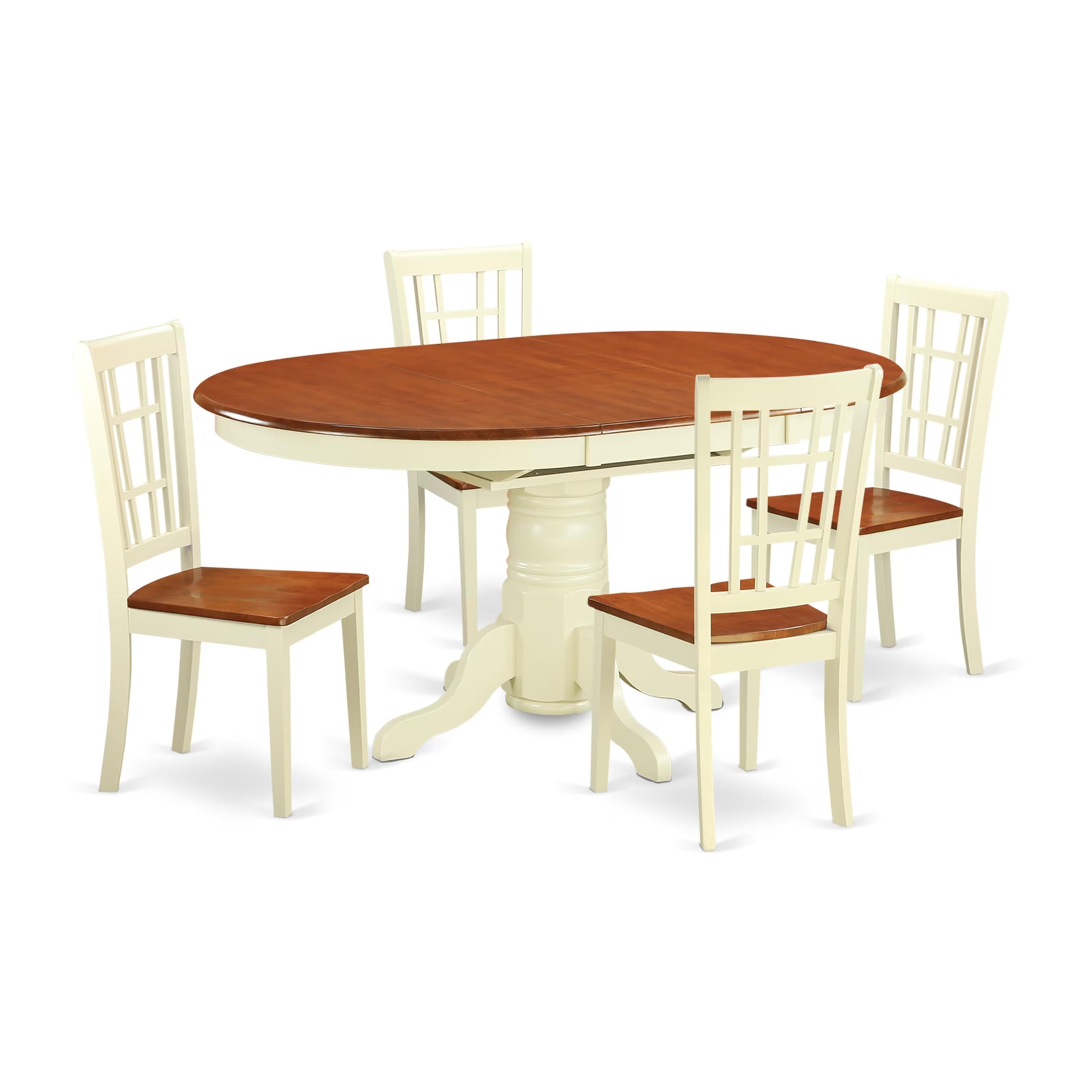 5  PcKitchen  Table  set  for  4-Dining  Table  and  4  Kitchen  Dining  Chairs