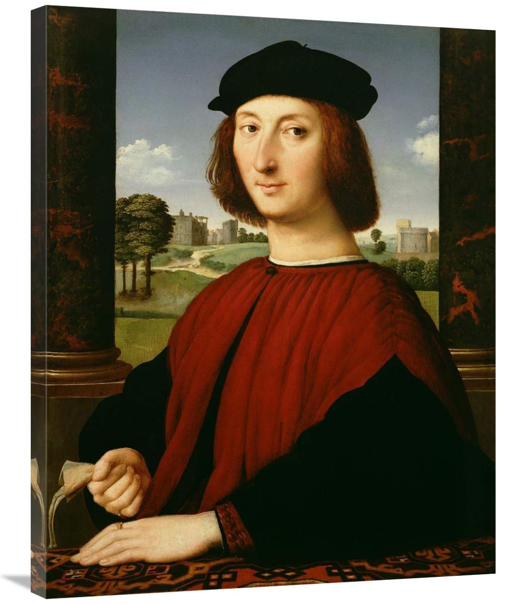 Portrait of a Young Man in Red-Canvas Art-28x35”
