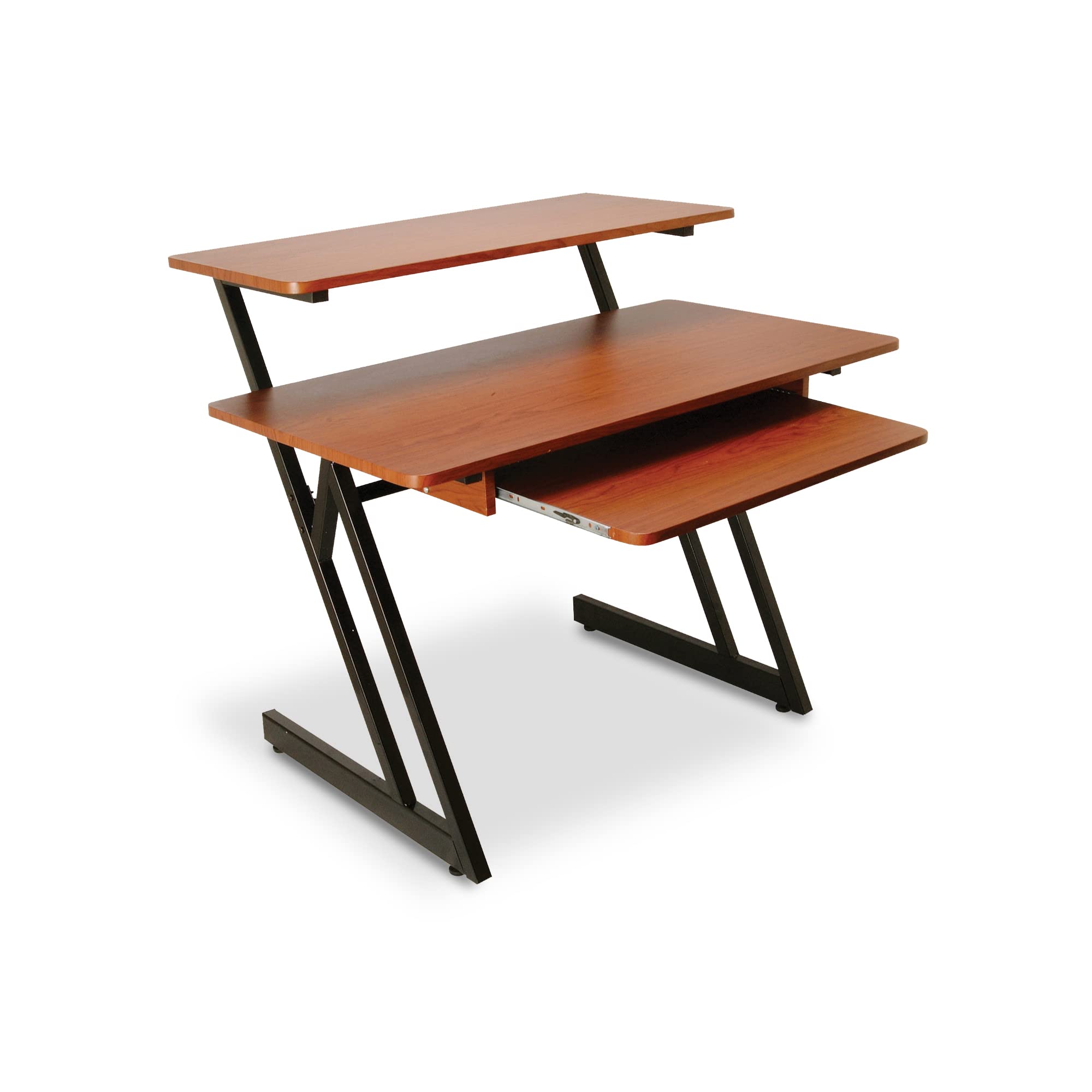 WS7500 Series Wood Workstation (Rosewood/Black Steel)