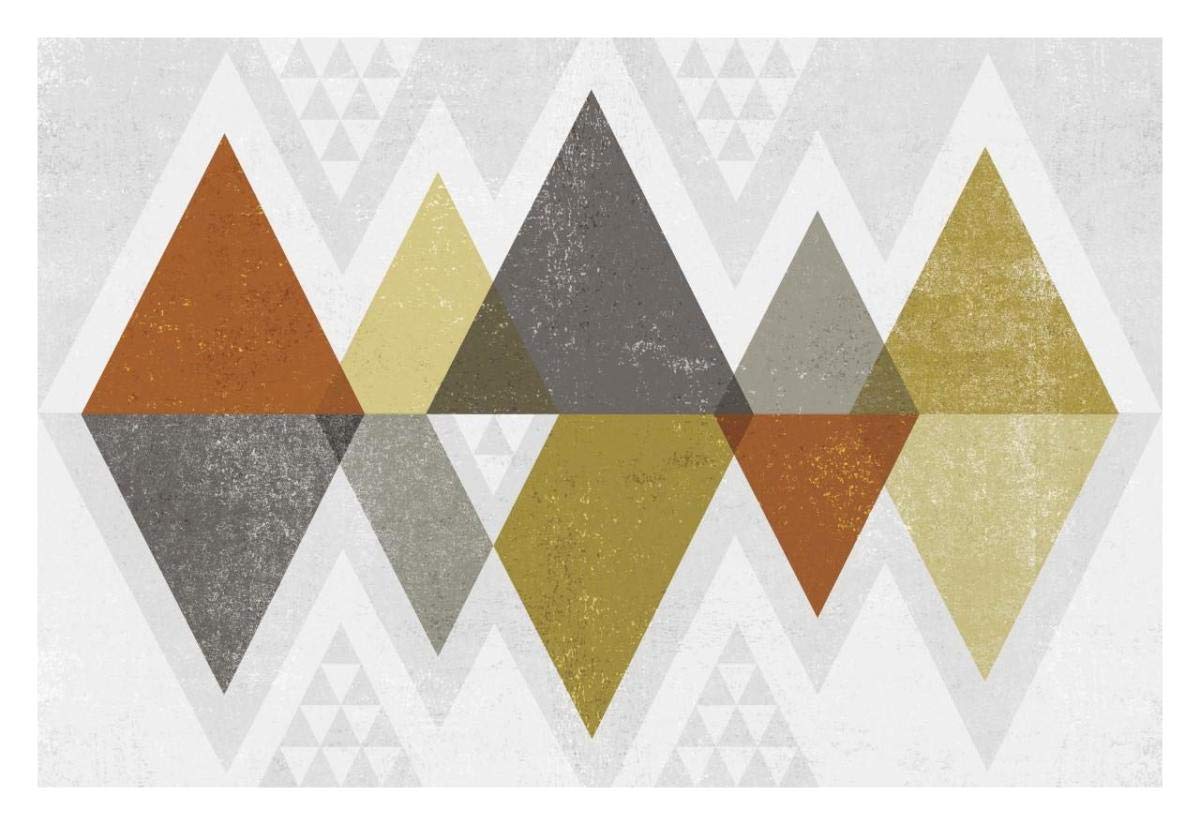 Mod Triangles II Retro -Paper Art-32x22”
