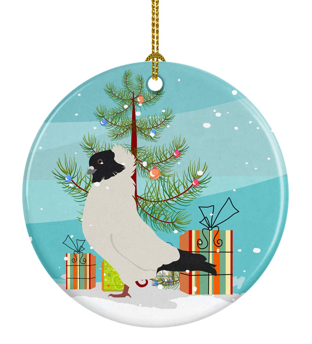 Carolines Treasures Nun Pigeon Christmas Ceramic Ornament
