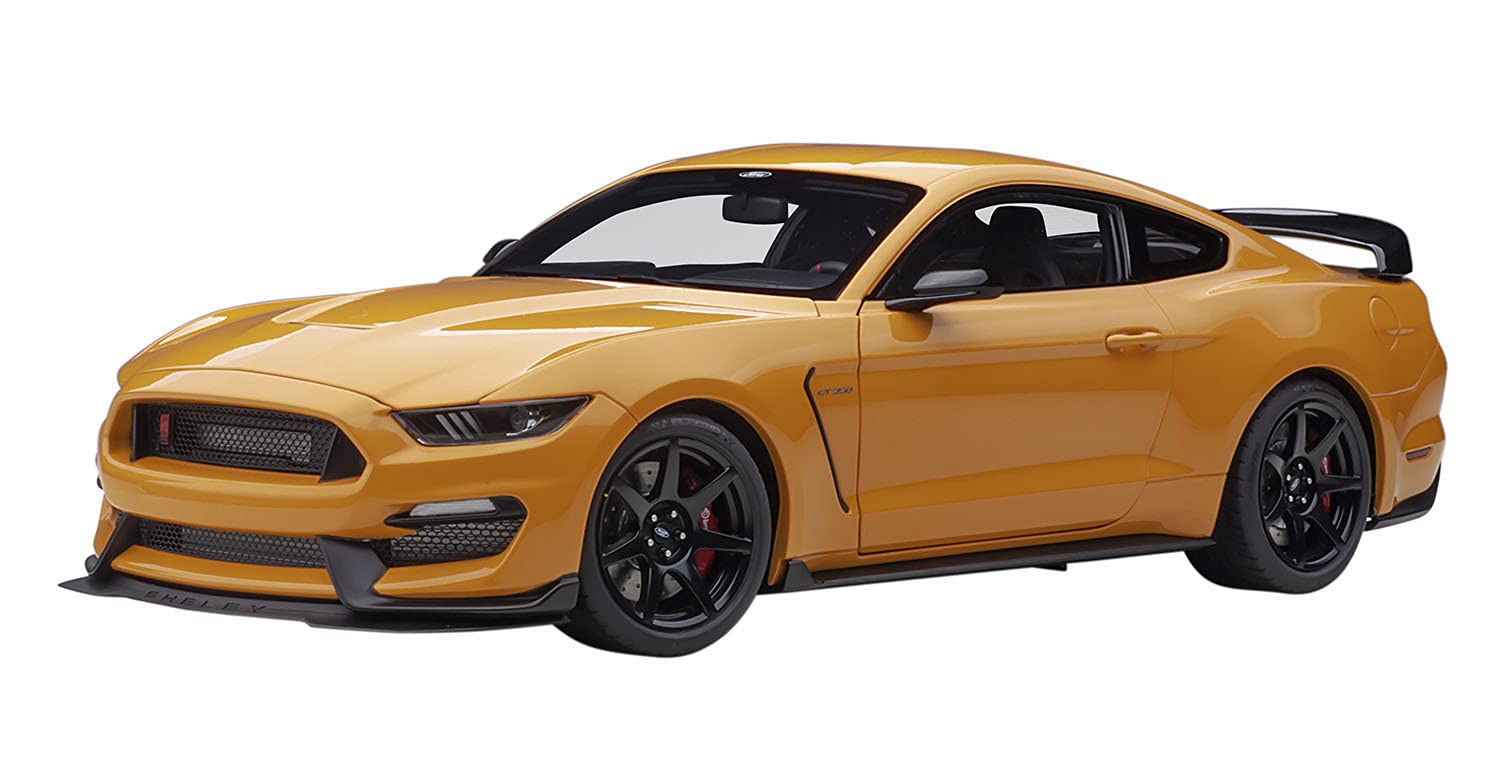 Ford Mustang Shelby Gt-350R Orange Fury Metallic 1/18 Model Car By Autoart 72929