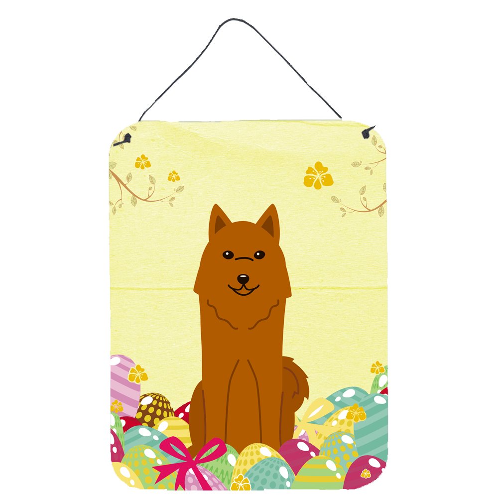 Easter Eggs Design with Dog Wall or Door Hanging Prints