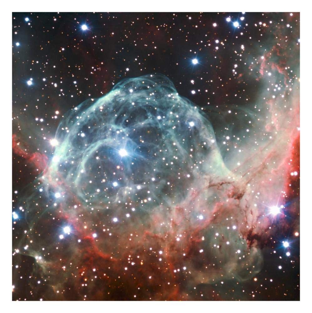 Thors Helmet Nebula-Paper Art-26x26”