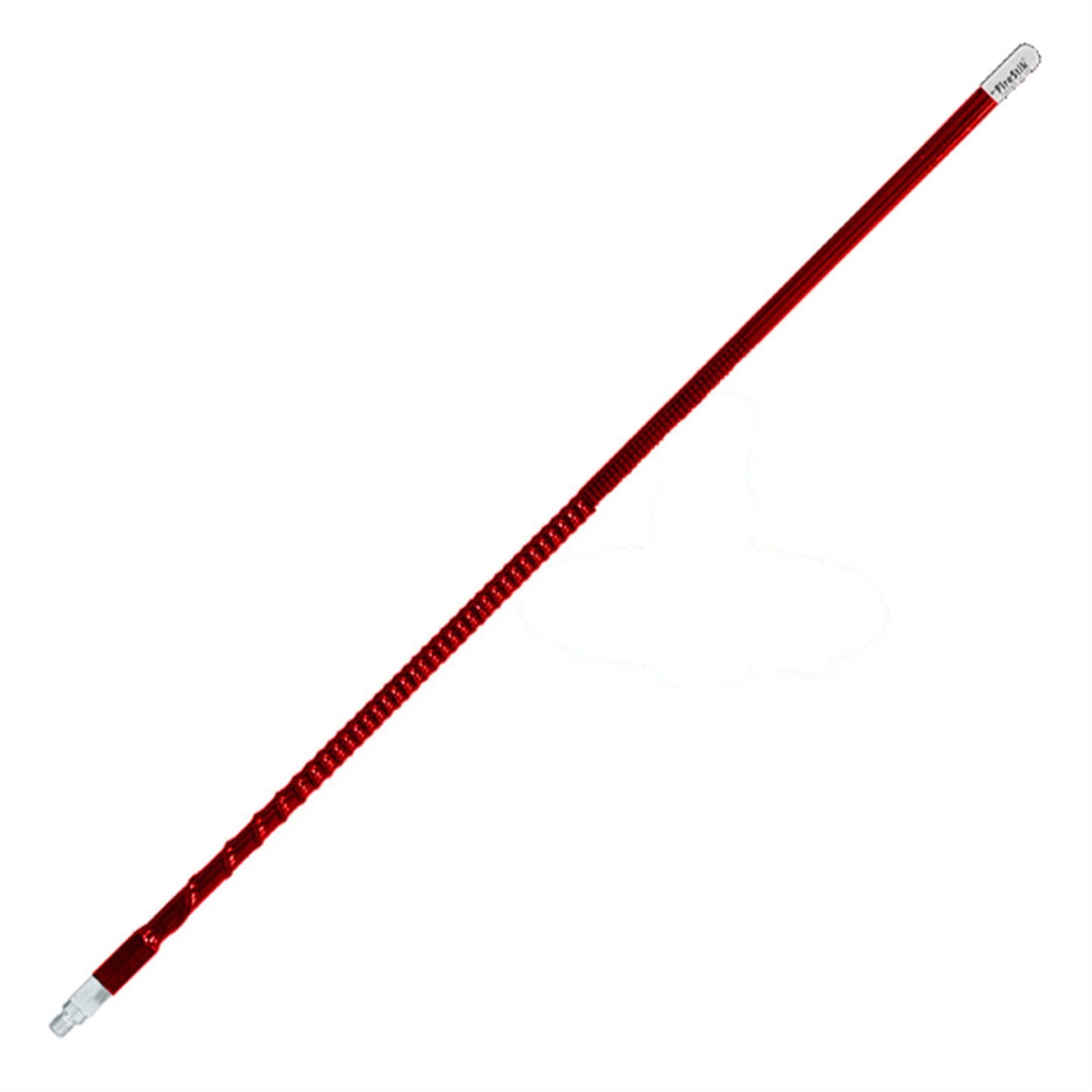 FIRESTIK - FS2-R 2 FOOT HEAVY DUTY 300 WATT TOP LOADED 5/8 WAVE CB ANTENNA WITH 3/8X24” THREADED BASE IN RED