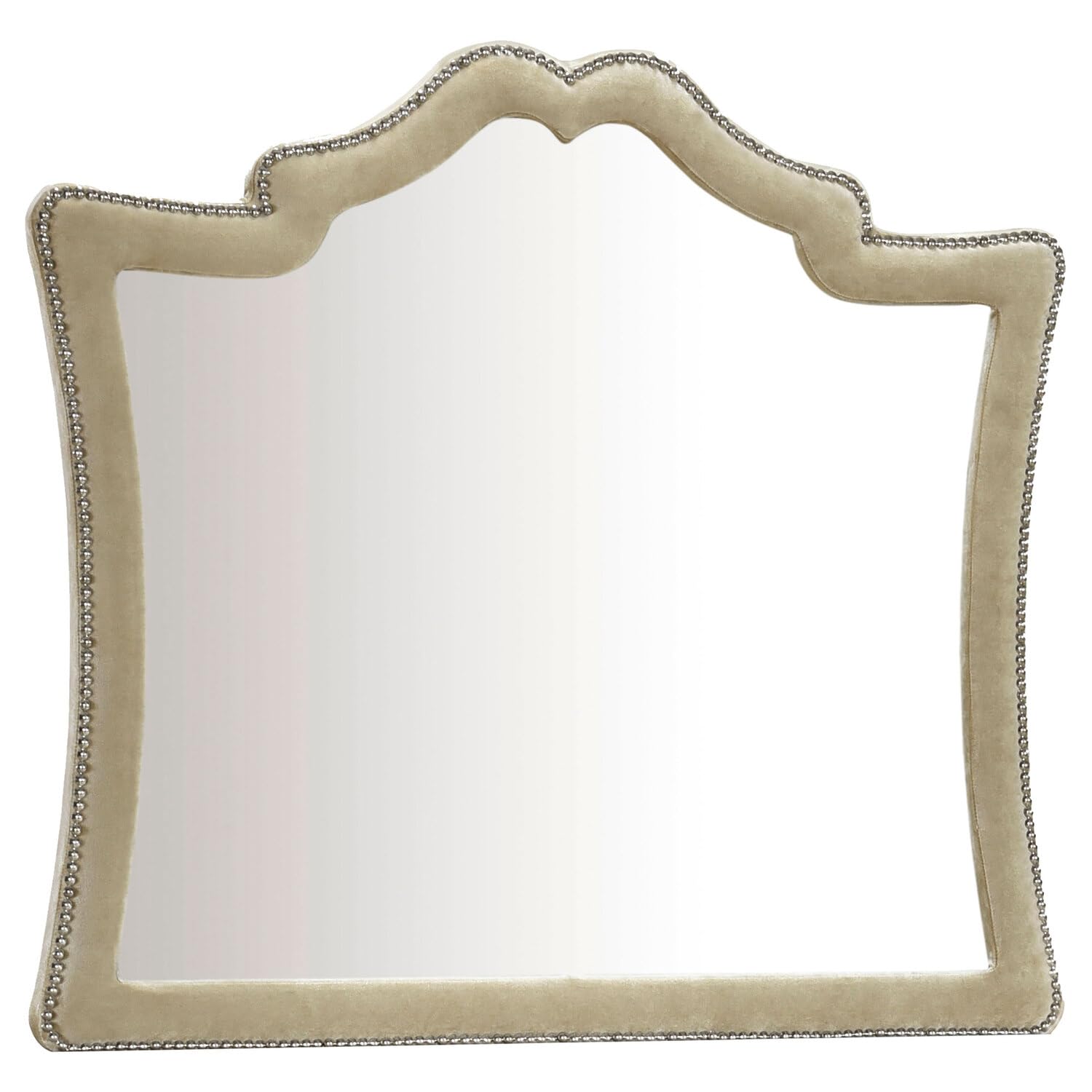Coaster Co. of America Antonella Dresser Mirror with Nailhead Trim Camel