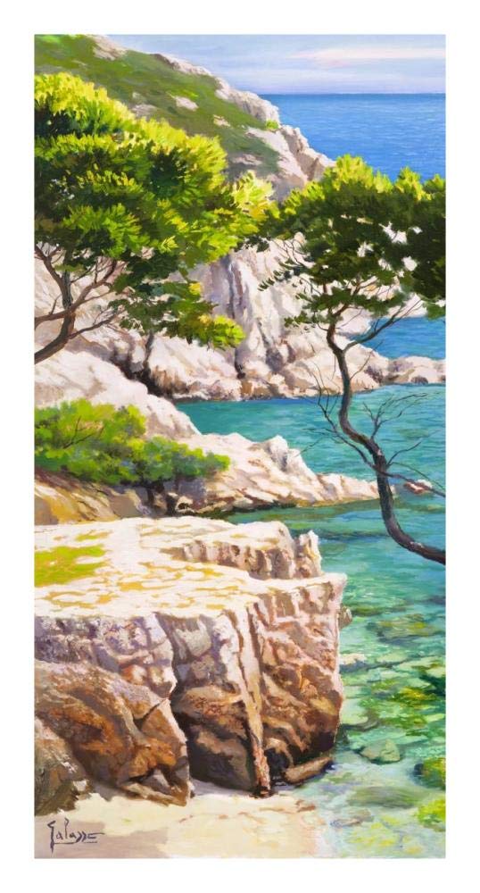 Lavandou I-Paper Art-14x26”