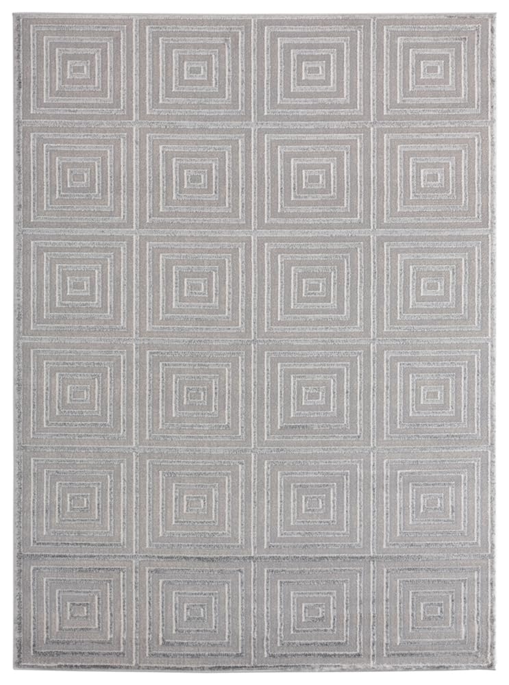 United Weavers Cascades Tehama Silver Oversize Rug 126 x 15”