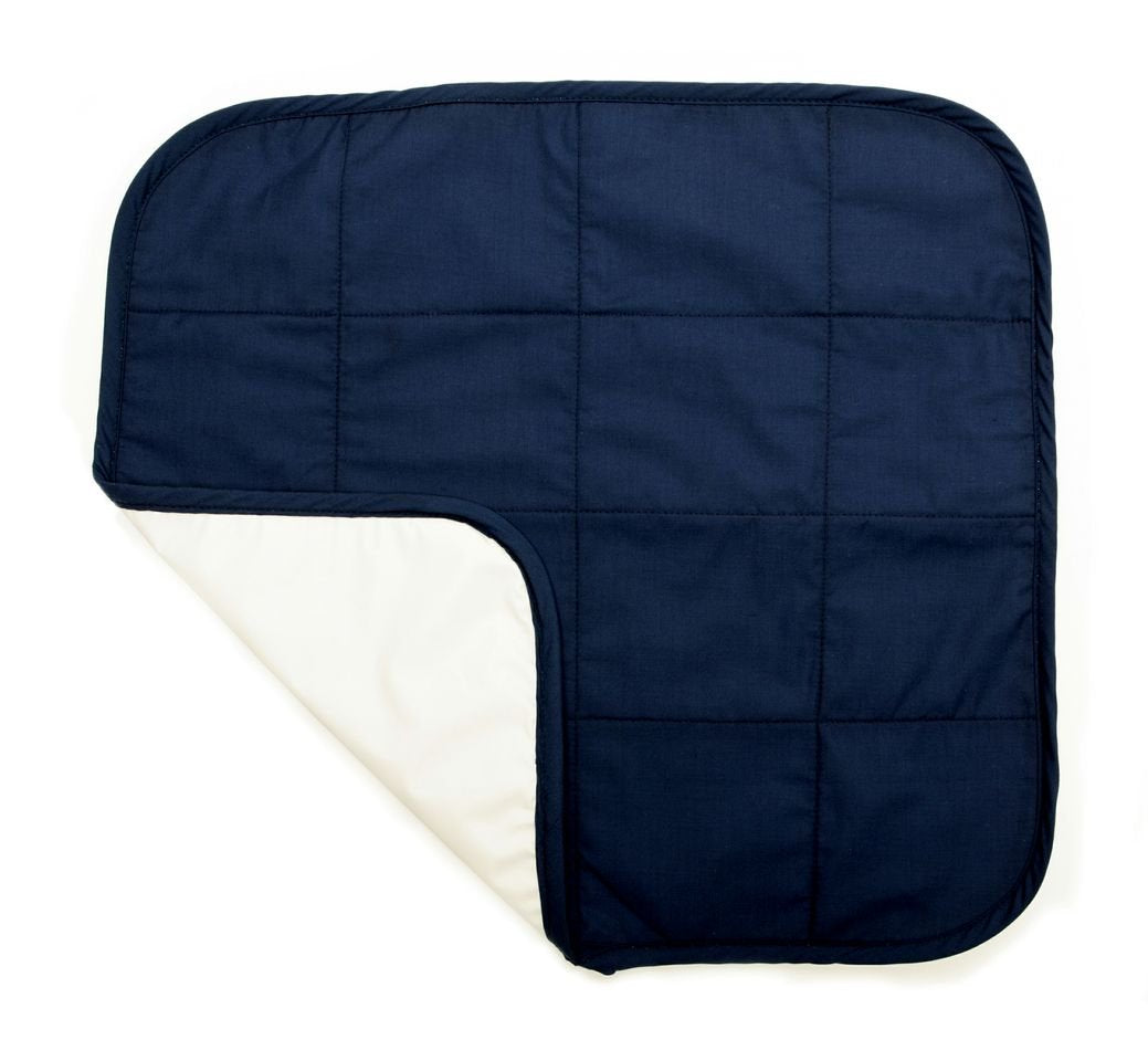 Quilted Waterproof Seat Protector  - Size -20 X 21 - Navy Color