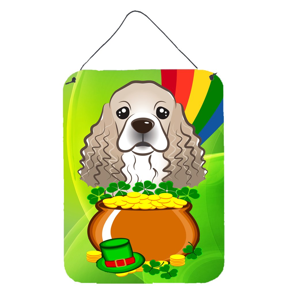 St. Patricks Day Design with Dog Wall or Door Hanging Prints