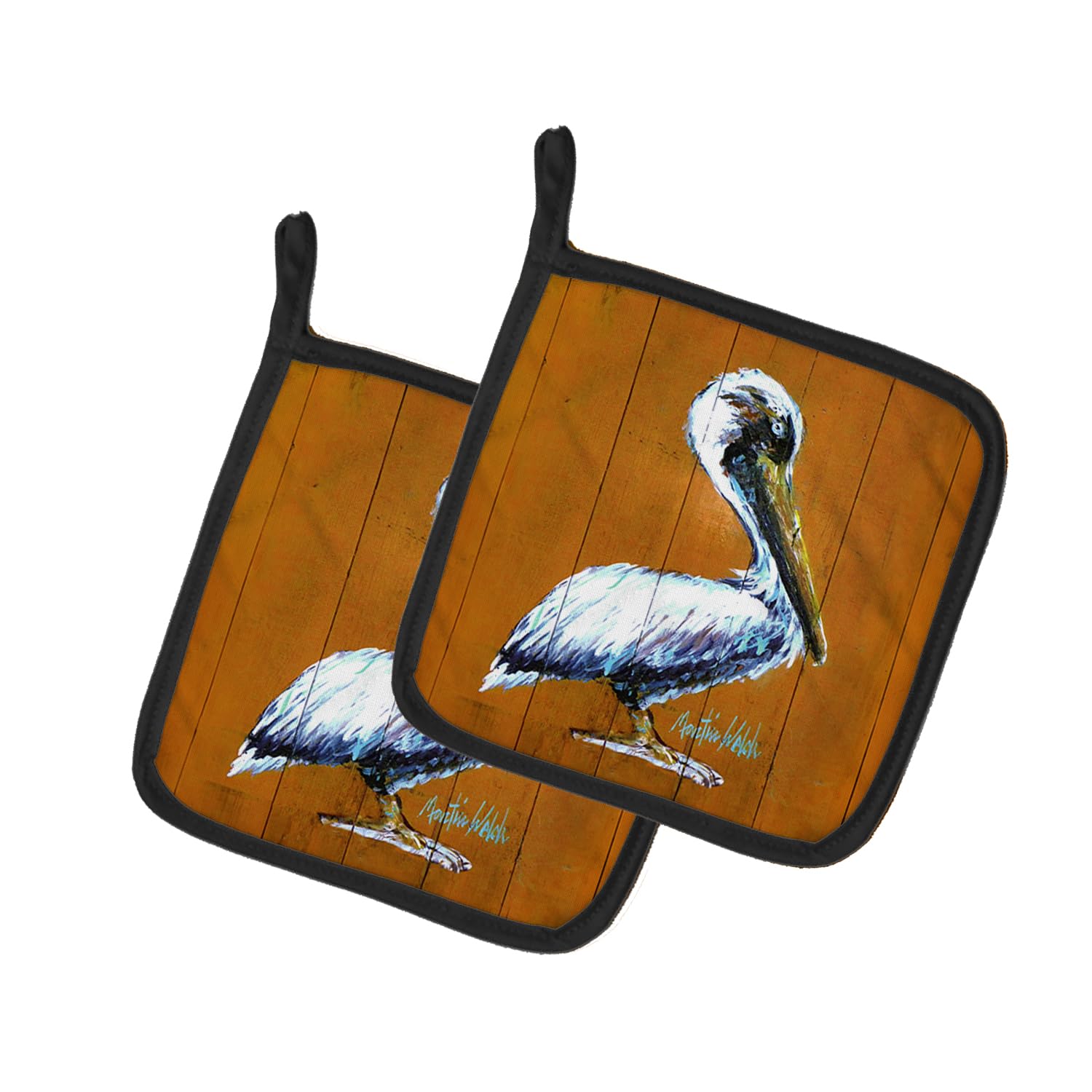 Hangin In Pelican Pair of Pot Holders