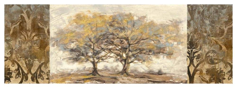 Golden trees-Paper Art-56x20”