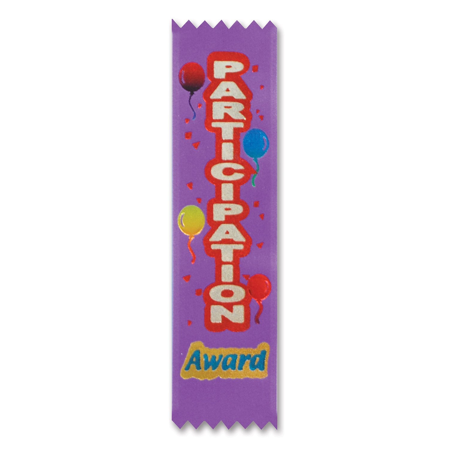 Participation Award Value Pack Ribbons (Pack of 3)